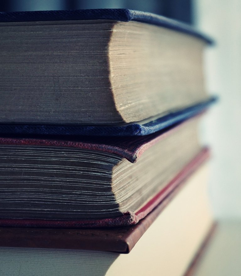 stack of books